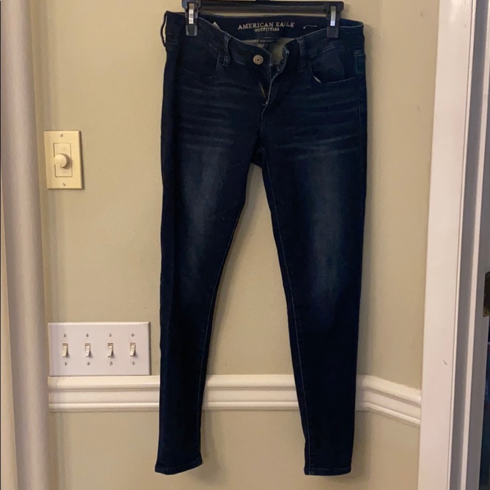 American Eagle super low rise jeggings